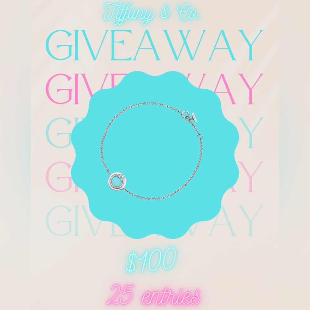 ❌SOLD❌🌟NEW🌟TIFFANY & CO. 18K WHITE GOLD DIAMOND AND TURQUOISE BRACELET GIVEAWAY